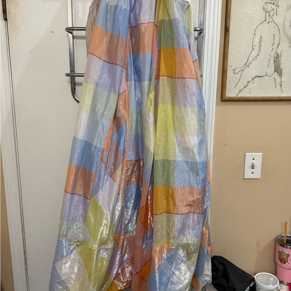 Colorful Plaid Women's Dress